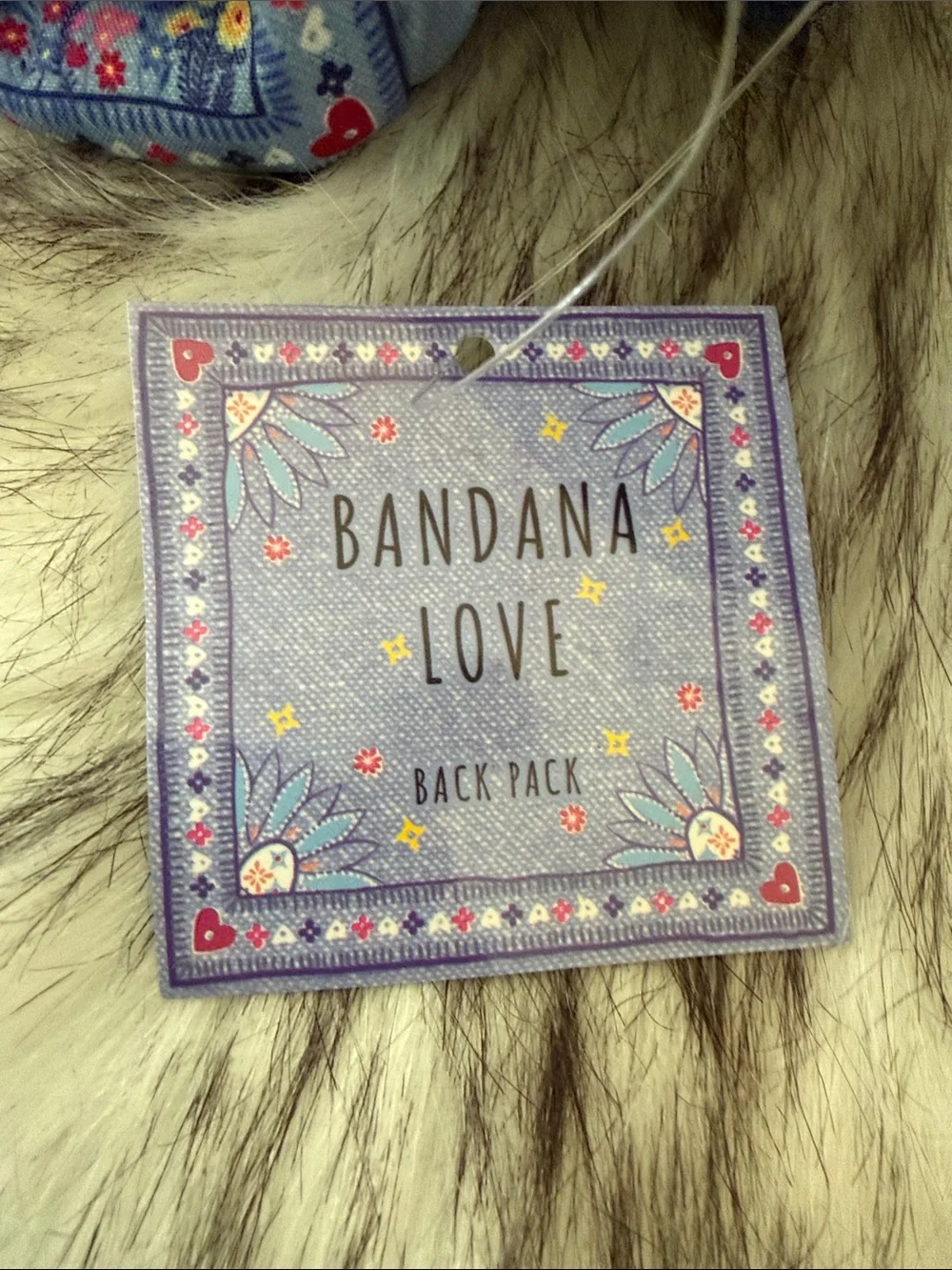 Brighton bandanna, love backpack. NWT